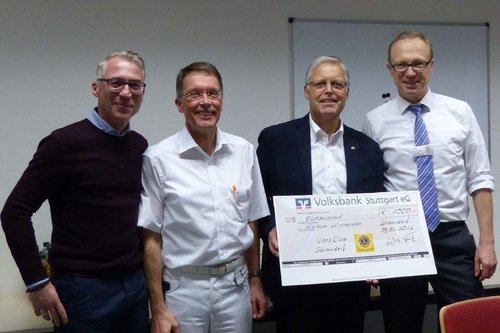 Scheckübergabe LC Schorndorf