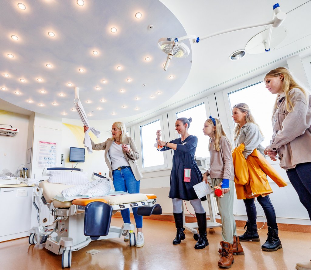 Kreißsaal Rems-Murr-Klinikum Winnenden - Führung für werdende Eltern