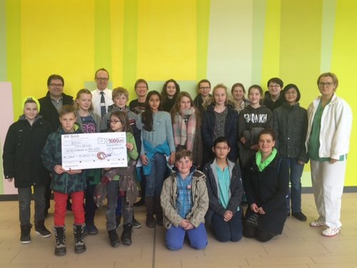 Spendenübergabe Lessing Gymnasium