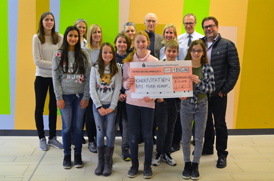 Spendenübergabe Lessing Gymnasium