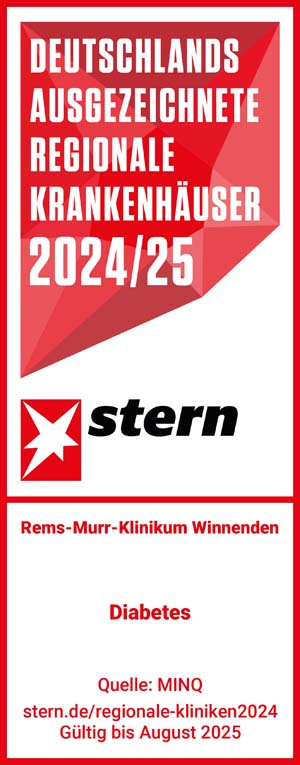 Stern Siegel regionale Krankenhäuser - Diabetes RMK Winnenden